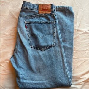 Levi's 505 Light Blue Straight Jeans W36 L32 unisex